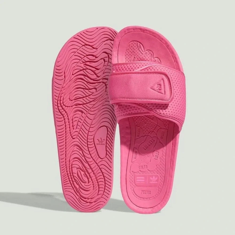 Adidas Boost Slides Humanrace HU‎ Pharrell Williams Pink FV7289 Mens Size 12